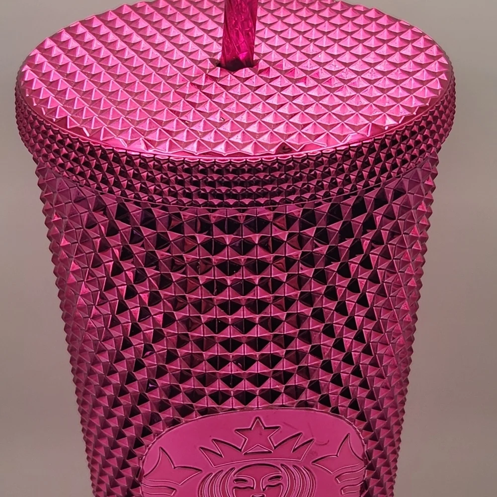 Starbucks Pink 2022 Holiday Studded Tumbler